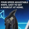 NOVA KOMEX TURBO NANO ION professional electric hair clipper available in four colors, red and blue gradient digital screen display electric clipper Application Scenario
